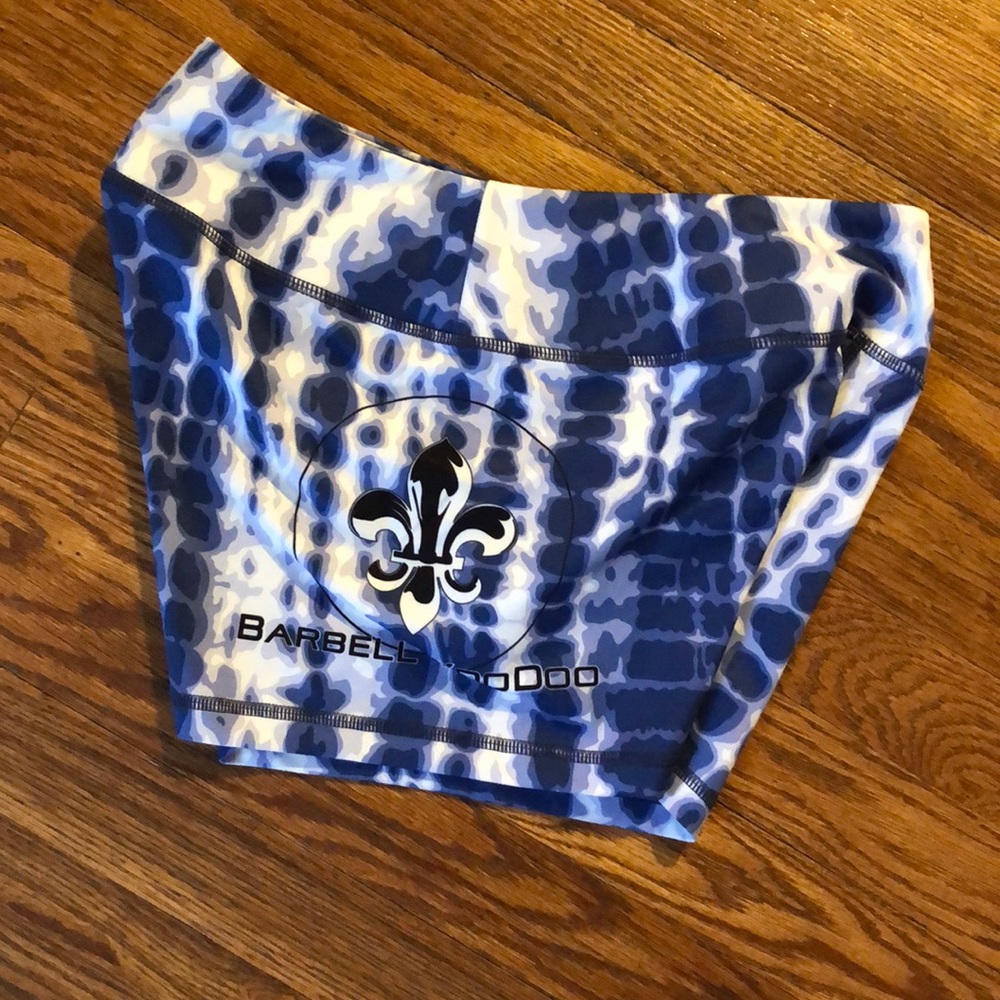 Tye die workout shorts